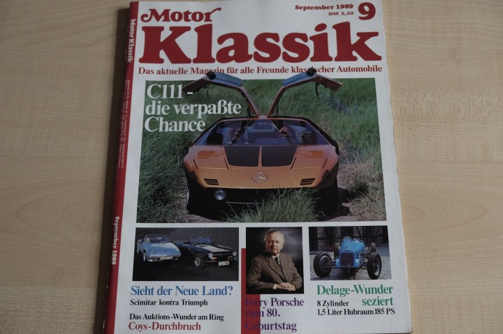Motor Klassik 09/1989